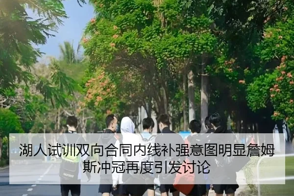 湖人试训双向合同内线补强意图明显詹姆斯冲冠再度引发讨论